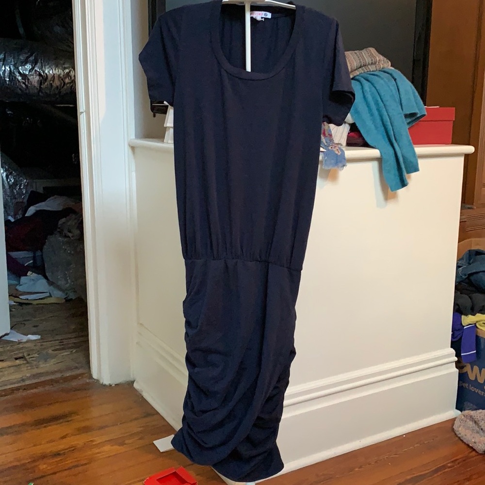 Sundry for Anthropologie bottom ruched midi dress.‎ NWOT. Retail 118